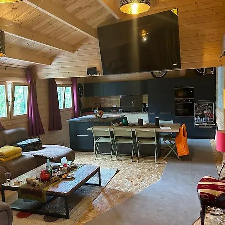 木屋 Chalet En Bois Avec Sauna