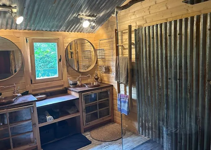 Horská chata Chalet En Bois Avec Sauna